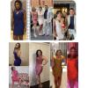 meilun Hight Neck Cut Out Bandage Dress Mini Formal Party Gowns Wedding Guest Dress for Women(Olive)