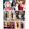 meilun Hight Neck Cut Out Bandage Dress Mini Formal Party Gowns Wedding Guest Dress for Women(Red)