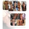 meilun Sexy V-Neck Side Slit Dress for Women Bodycon Dress Cocktail Party Club Dress Y2K Homecoming Dress(Dark Beige)