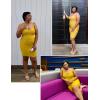 meilun Women’s Celebrity Bandage Bodycon Dress Strap Party Pencil Dress(Ginger)
