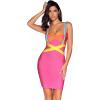 meilun Women’s Celebrity Bandage Bodycon Dress Strap Party Pencil Dress(Multicolor)