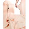 meilun Womens Halter Fishtail Bandage Party Dress Elegant Wedding Guest Dress(Beige)