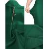 meilun Womens Halter Fishtail Bandage Party Dress Elegant Wedding Guest Dress(Green)