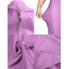 meilun Womens Halter Fishtail Bandage Party Dress Elegant Wedding Guest Dress(Light Purple)
