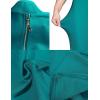 meilun Womens Halter Fishtail Bandage Party Dress Elegant Wedding Guest Dress(Peacockgreen)