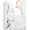 meilun Womens Halter Fishtail Bandage Party Dress Elegant Wedding Guest Dress(White)