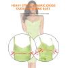 meilun Womens Rayon Belt Detail Bandage Bodycon Party Dress(Lightgreen)