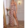 Women Mesh Floor Sleeve Formal Evening Gown Sequin Dress Mermaid Bridemaids Dress(A-shown)
