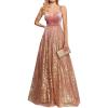 Mesh Satin Dress Pink Gold Halter Pleated A Swing Bridesmaid Evening Gowns(Pink)