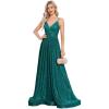 meilun Backless Sequinned Maxi Dress Fishtail Bridesmaid Evening Gown(Green)