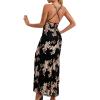 meilun Sparkly Spaghrtti Strap Sequin Formal Dress Evening Gowns High Slit Long Prom Wedding Guest Dress(C-multi Color)