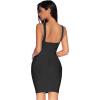 meilun Women’s Celebrity Party Tight Bodycon Pencil Bandage Dress (M, Black)