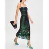 meilun Sparkly Women’s Spaghetti Strap Sequins Dresses Formal Evening Gowns Dress Holiday Maxi Dress(A-green)