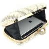 meilun Women’s Pearl Clutch Purses Glliter Banquet Handbag Evening Bags(Gold 1)