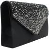 meilun Women’s Pearl Clutch Purses Glliter Banquet Handbag Evening Bags(Y3 Black)