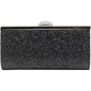 meilun Women’s Pearl Clutch Purses Glliter Banquet Handbag Evening Bags(Y2 Black)