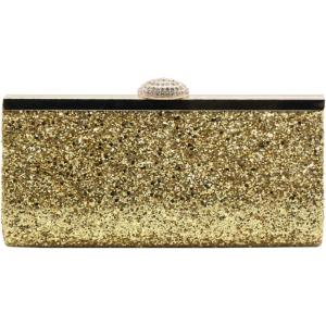 meilun Women’s Pearl Clutch Purses Glliter Banquet Handbag Evening Bags(Y2 Gold)