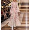 Floral Jumpsuit Dress Ethereal and Gentle Vacation-Inspired Floaty Evening Gown(White)