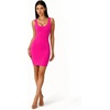 meilun Bodycon Bandage Dress Women’s Classic Strap Pencil Cocktail Party Club Mini Dress(Rose)