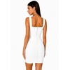 meilun Bodycon Bandage Dress Women’s Classic Strap Pencil Cocktail Party Club Mini Dress(White)