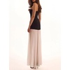 meilun Black&White Dress with A Pleated Skirt Parisienne Bridal Banquet Haute Couture Gown(Black)